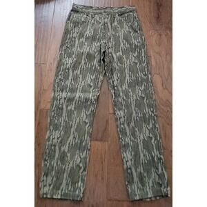 Gamekeeper Harvester Men's L‎ Mossy Oak Camo Canvas Hunting Pants Sz 33x32